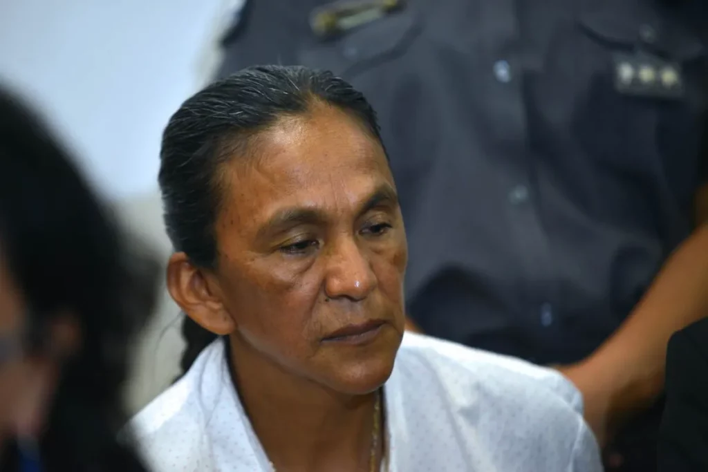 Membros da organização Tupac Amaru exigem liberdade para Milagro Sala