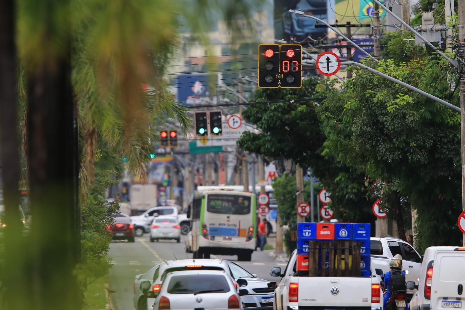 Sinalização de trânsito em Goiânia