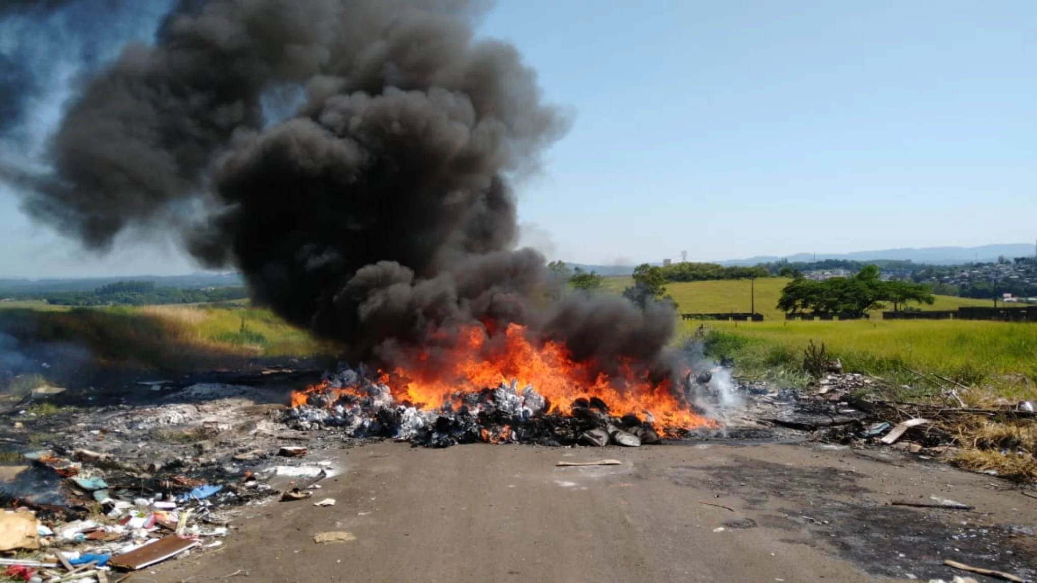 multa para incêndio em Aparecida