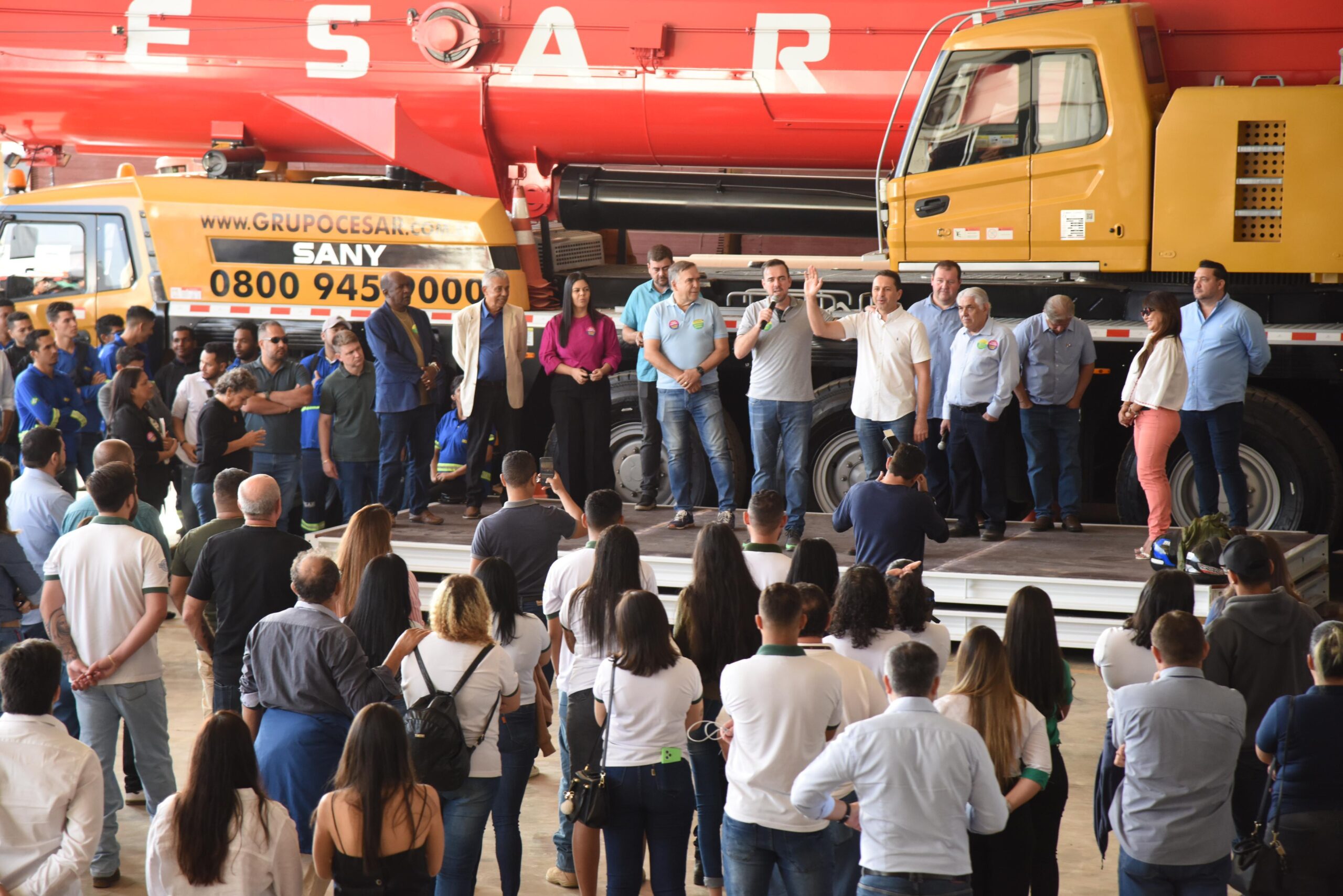 Leandro Vilela e Sandro Mabel recebem apoio do setor produtivo