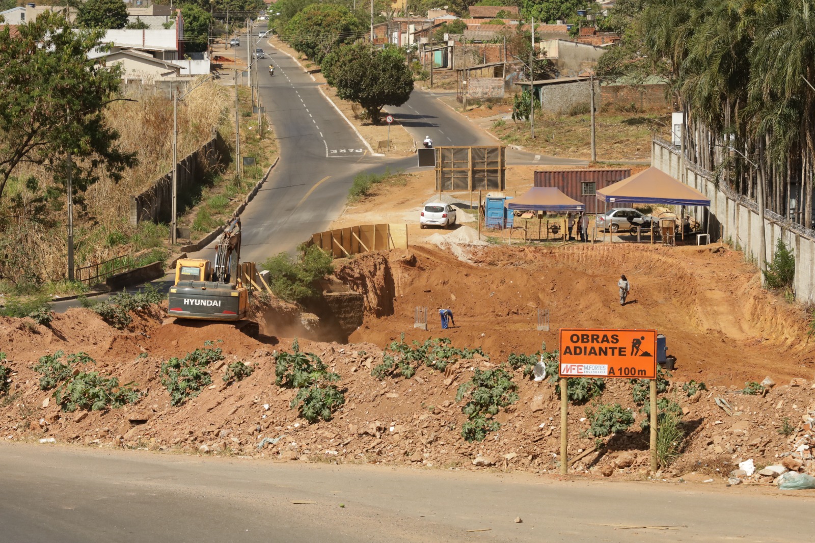 Prefeitura de Aparecida inicia obra de ponte que vai interligar Cidade Satélite São Luiz e Cidade Vera Cruz