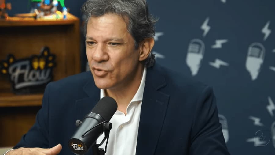 Haddad alfineta Trump no Flow Podcast e rejeita título de “taxador”