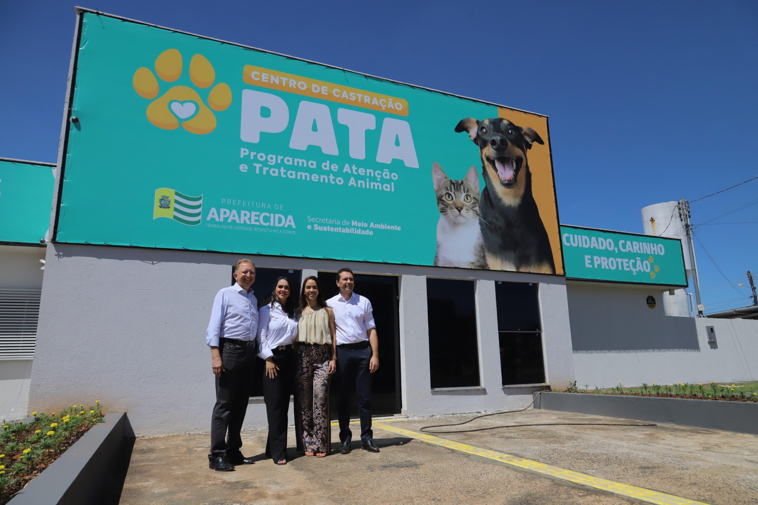 Gestão do prefeito Vilela inaugura primeiro Centro de Castração PET público de Aparecida