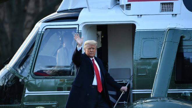 Antes de subir no helicóptero, Trump diz que prenderia governador da Califórnia