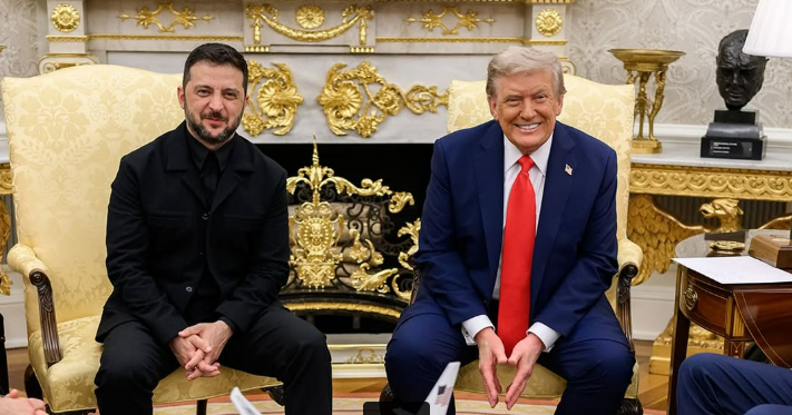 Resumo da reunião de hoje entre Trump, Zelensky e líderes europeus na Casa Branca