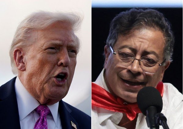 Trump acusa Gustavo Petro de liderar narcotráfico e anuncia fim de repasses à Colômbia