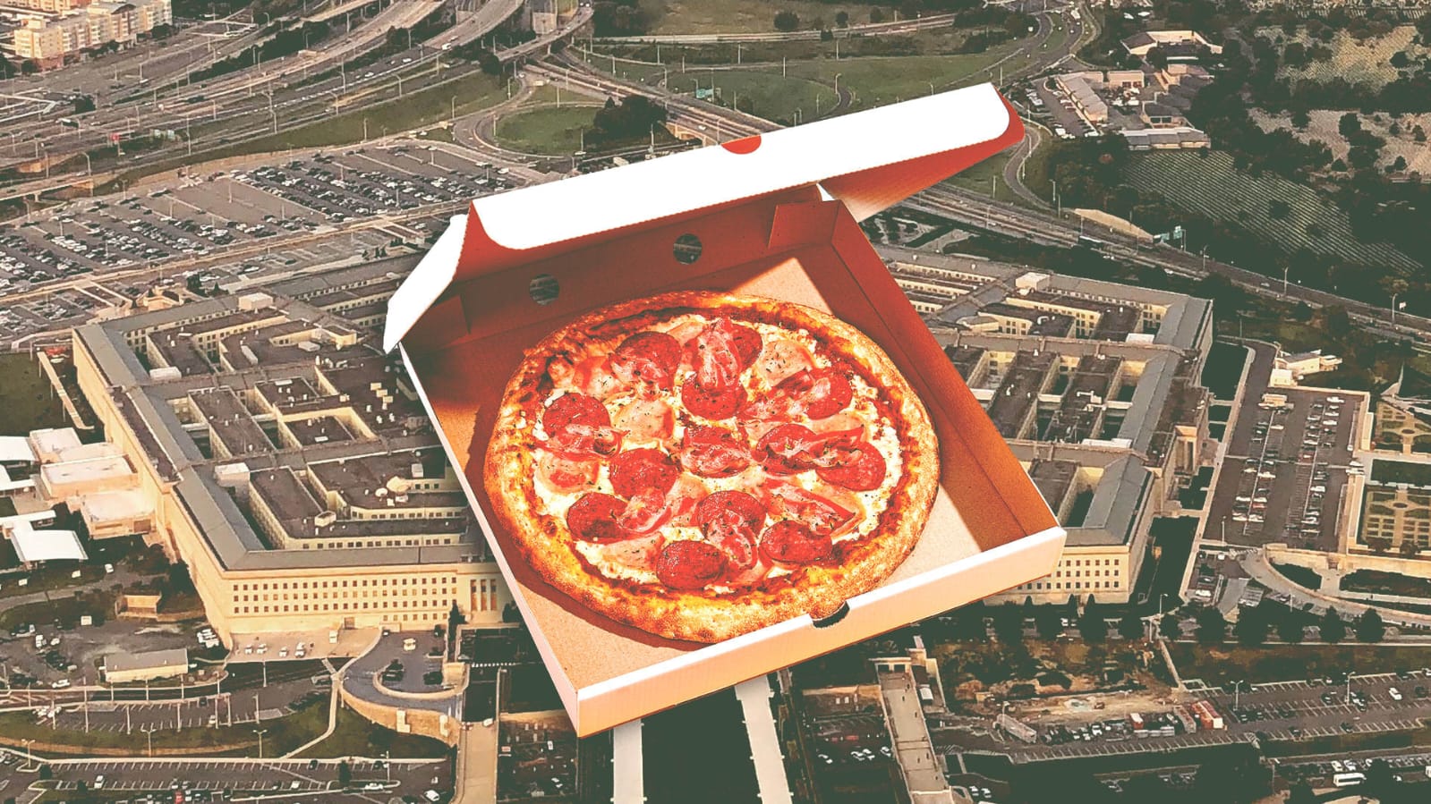 Pizza no Pentágono vira sinal informal de crise militar
