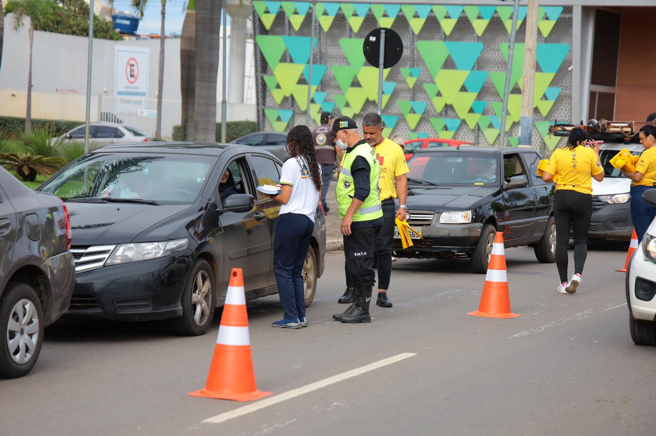 Prefeitura de Aparecida promove blitz educativa no Carnaval