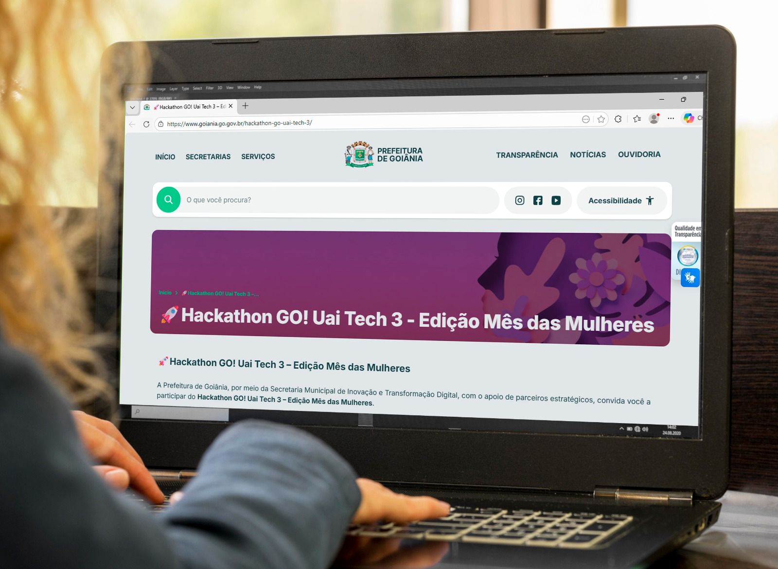 Prefeitura de Goiânia abre inscrições para o Hackathon GO! Uai Tech, edição especial do Mês das Mulheres