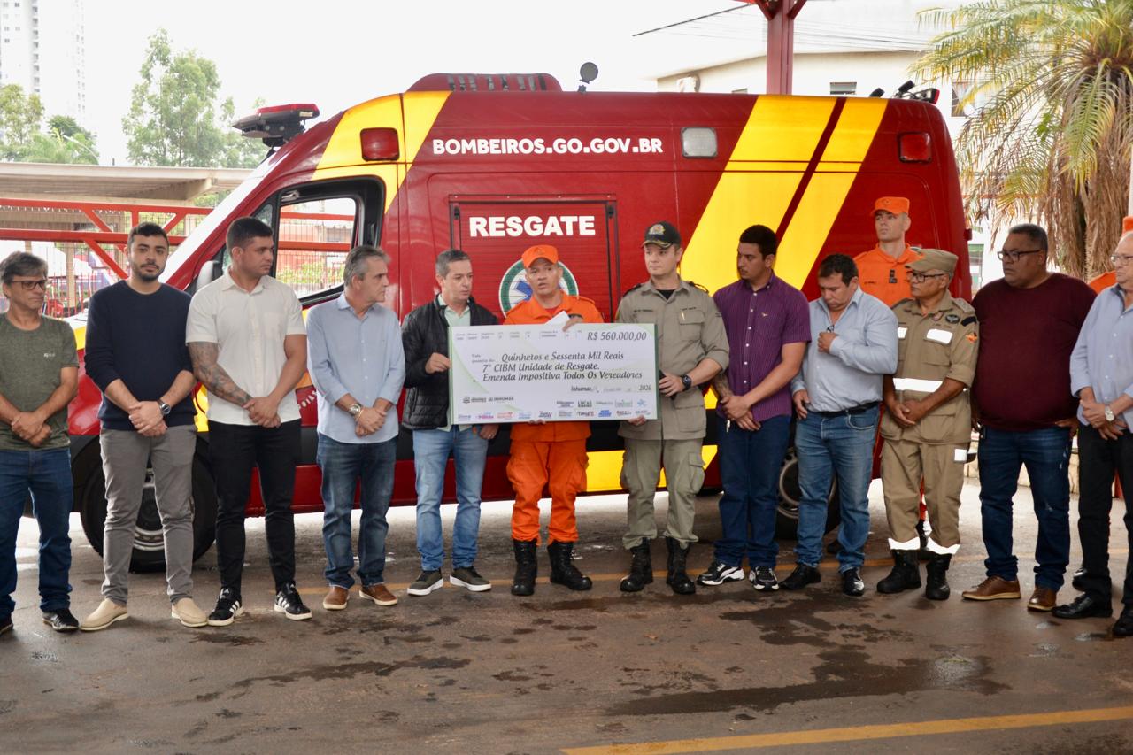 União que salva vidas: Câmara de Inhumas destina R$ 560 mil ao Corpo de Bombeiros