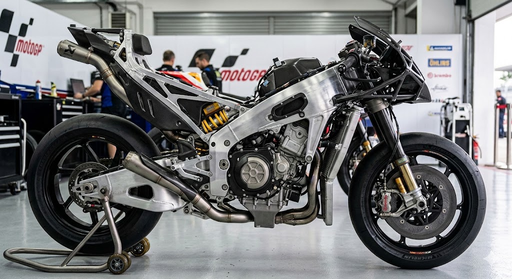 DO ALUMÍNIO AO CARBONO: O segredo dos “esqueletos” que domam a MotoGP a 370 km/h em Goiânia