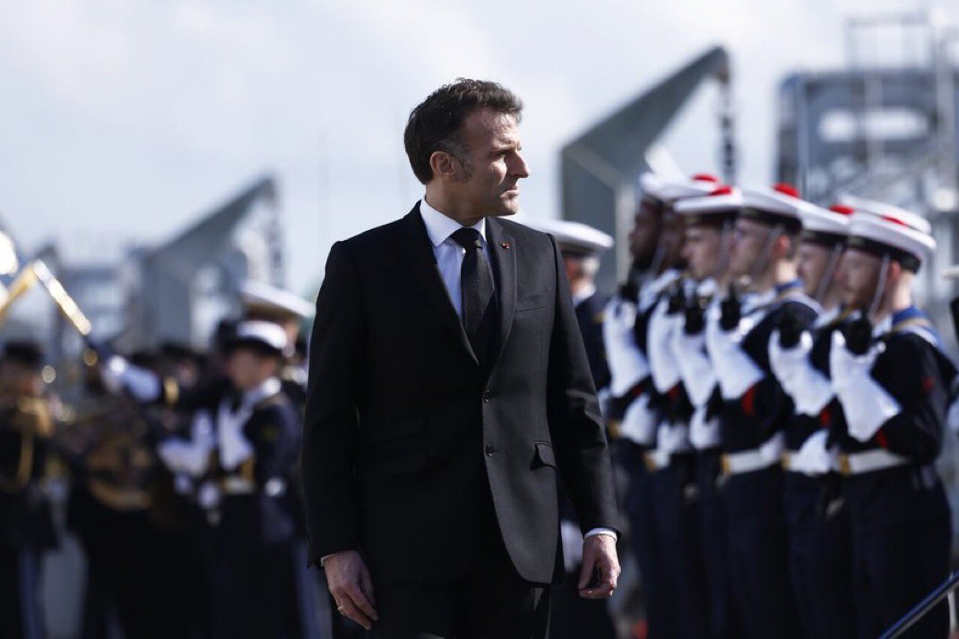 Macron anuncia guarda-chuva nuclear europeu em meio a ataques no Oriente Médio