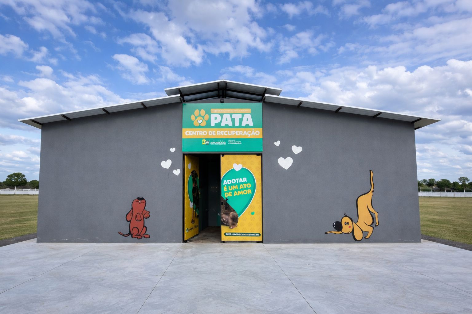 Prefeito Vilela entrega Centro de Recuperação PATA e amplia rede de cuidado animal em Aparecida