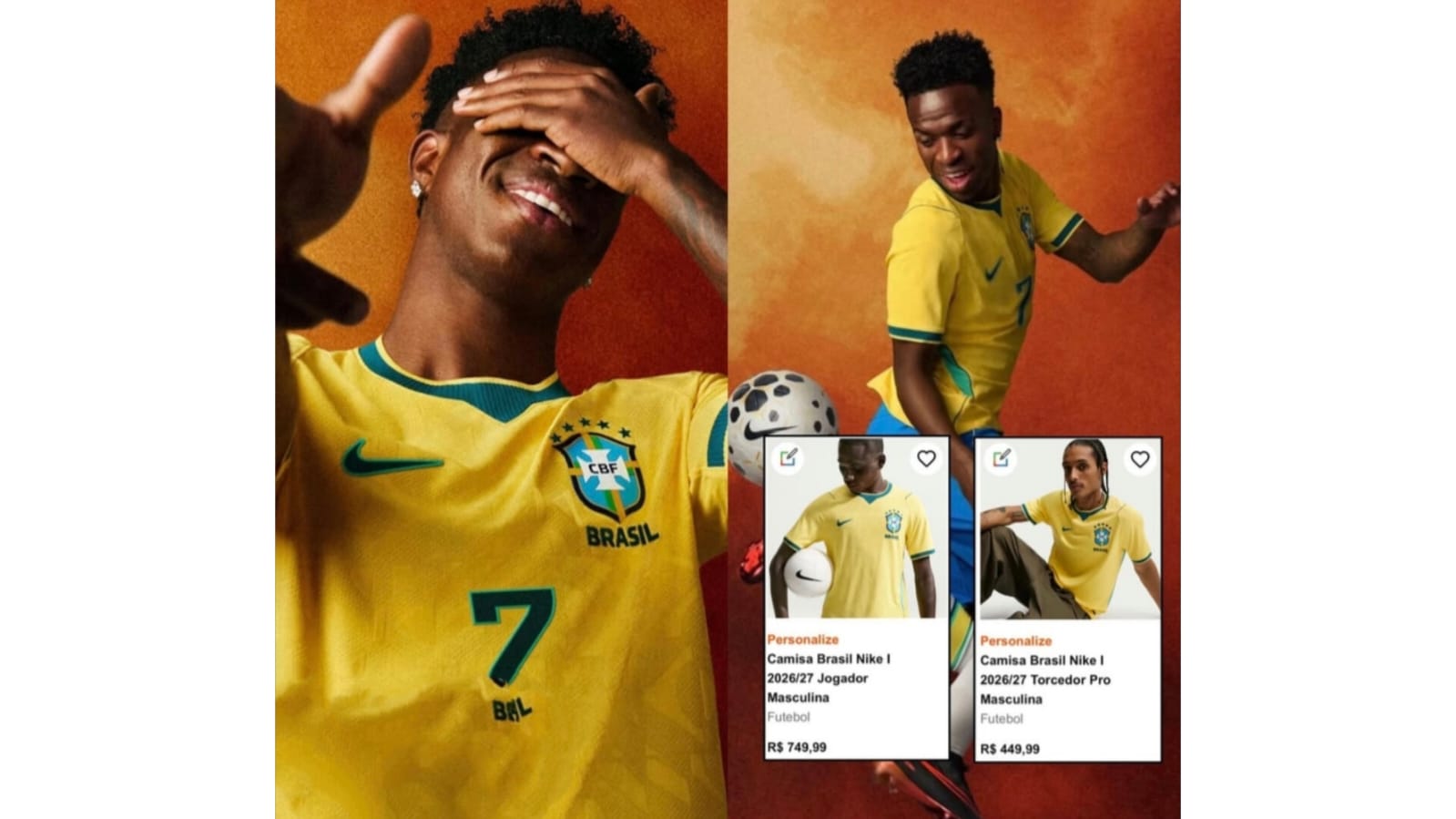 Camisa da Seleção preço alto chama atenção