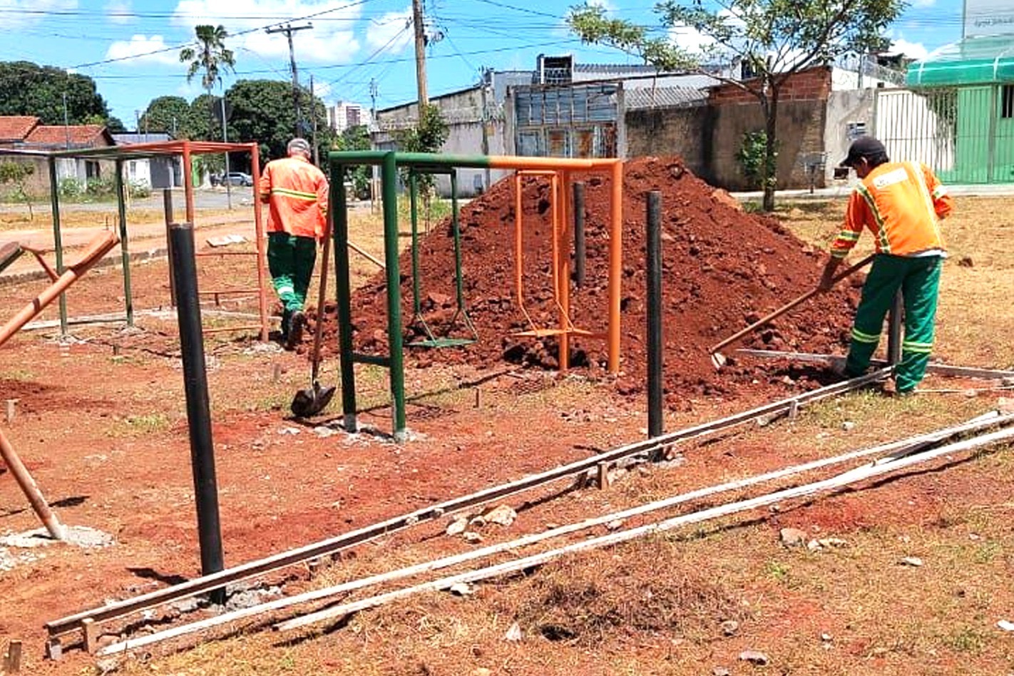 Comurg revitaliza praças em quatro regiões de Goiânia