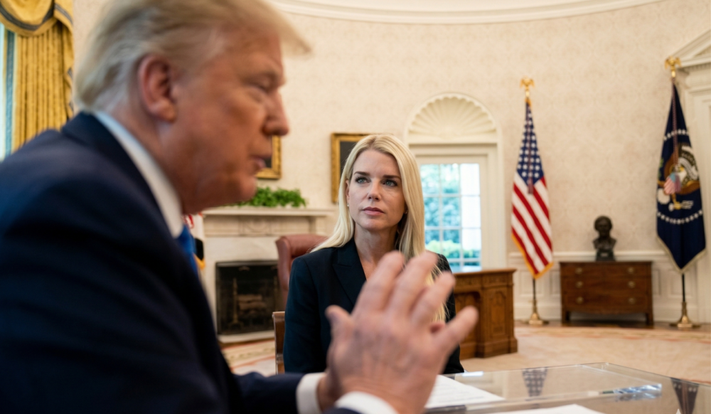 Trump demite Pam Bondi e vira alvo de críticas por tratamento a mulheres no governo