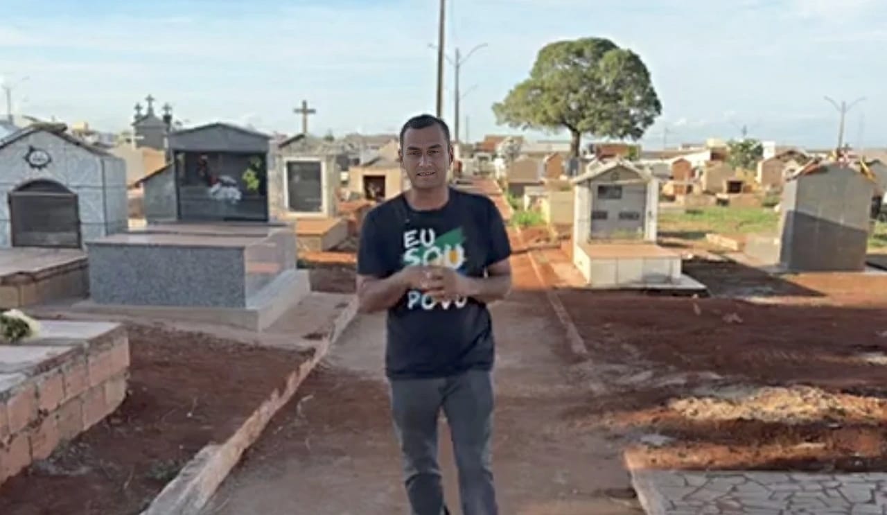 Influenciador é detido após denunciar retirada de ossadas em Rio Verde