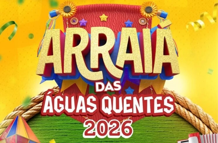 Arraiá das Águas Quentes 2026 movimenta Caldas Novas com quatro dias de festa, cultura, fé e grandes shows