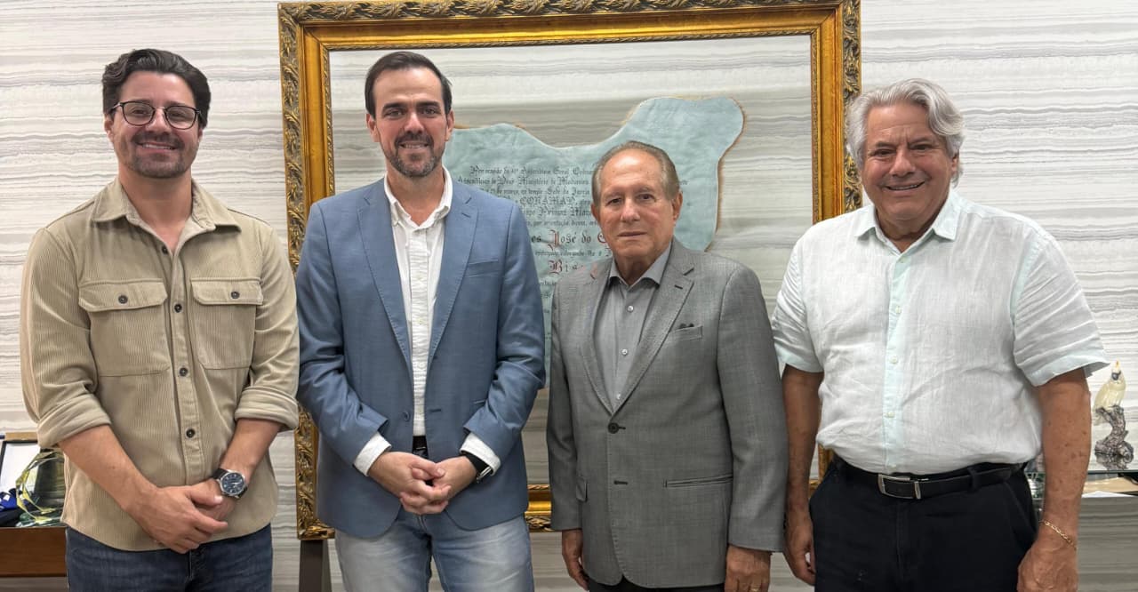 Gustavo Mendanha se reúne com lideranças para discutir eleição majoritária em Goiás