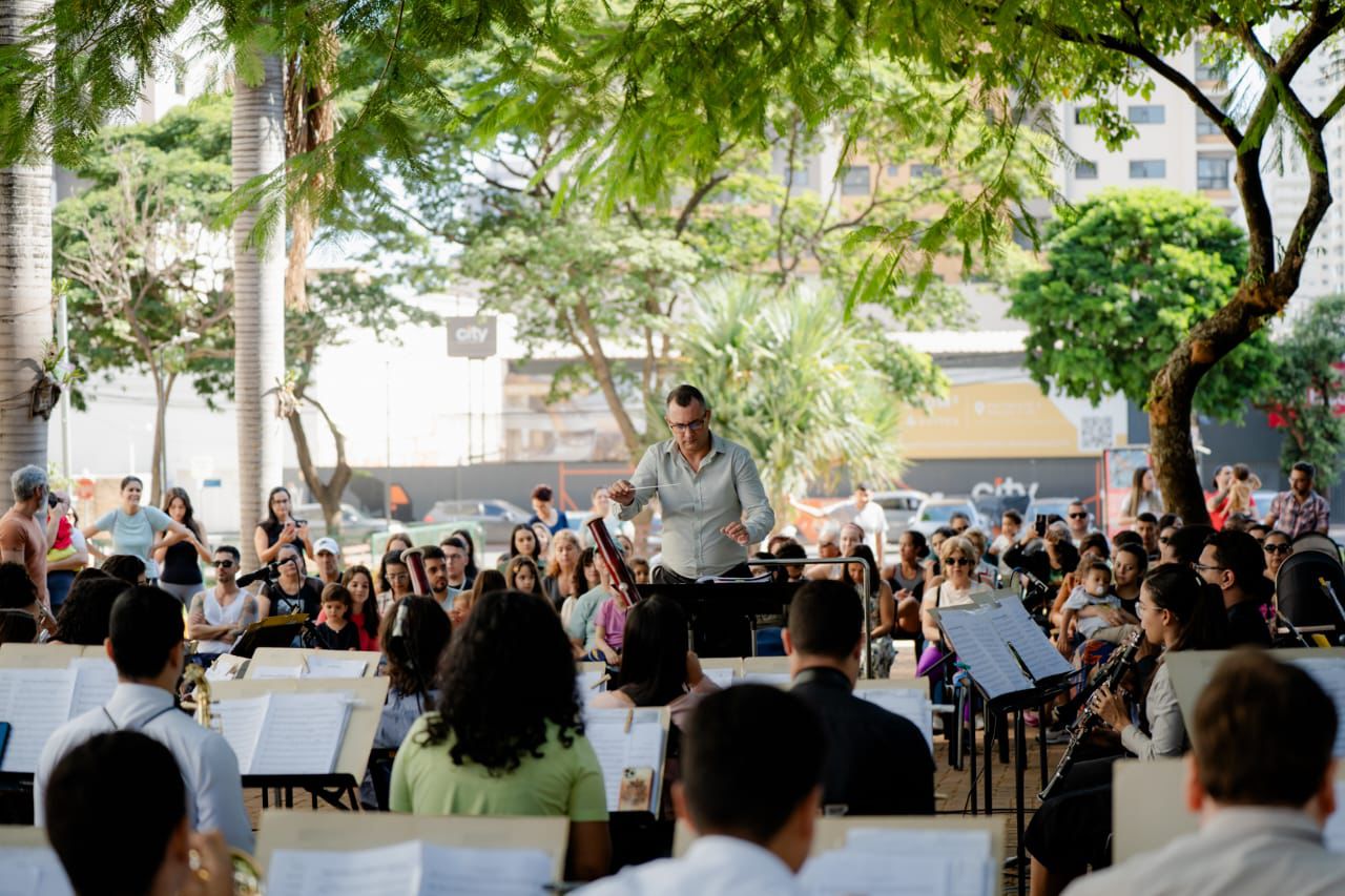 Banda Juvenil de Goiânia apresenta concerto gratuito na Praça das Artes neste domingo (28/6)
