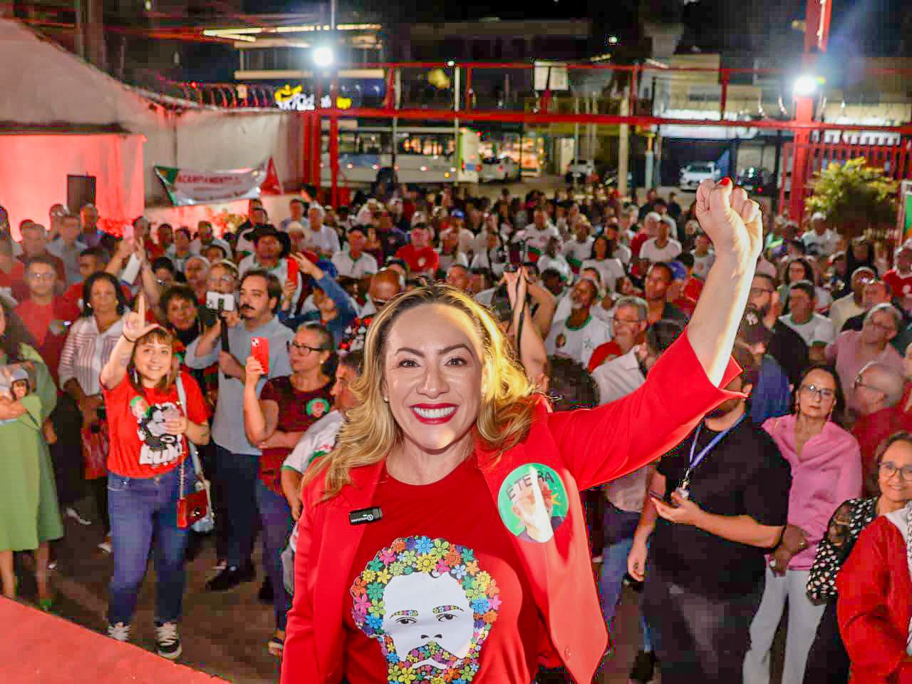 Única deputada federal da esquerda na Segurança Pública, Adriana Accorsi lança pré-campanha pela reeleição e fala em defesa das mulheres