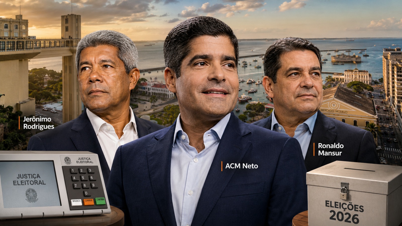 Possíveis candidatos ao governo da Bahia em 2026 começam a se destacar