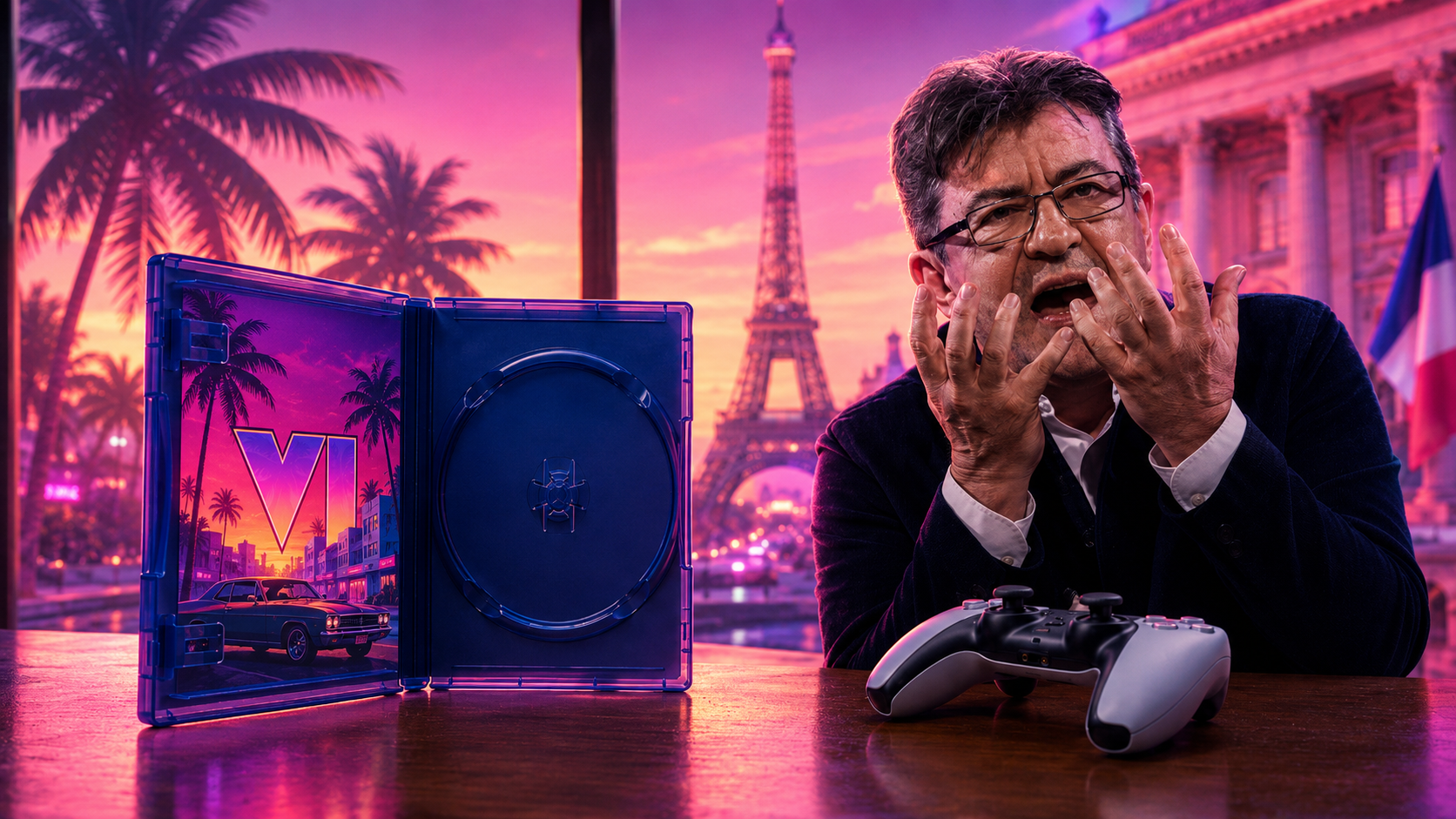Candidato à Presidência da França usa GTA 6 para defender lei sobre mídia física