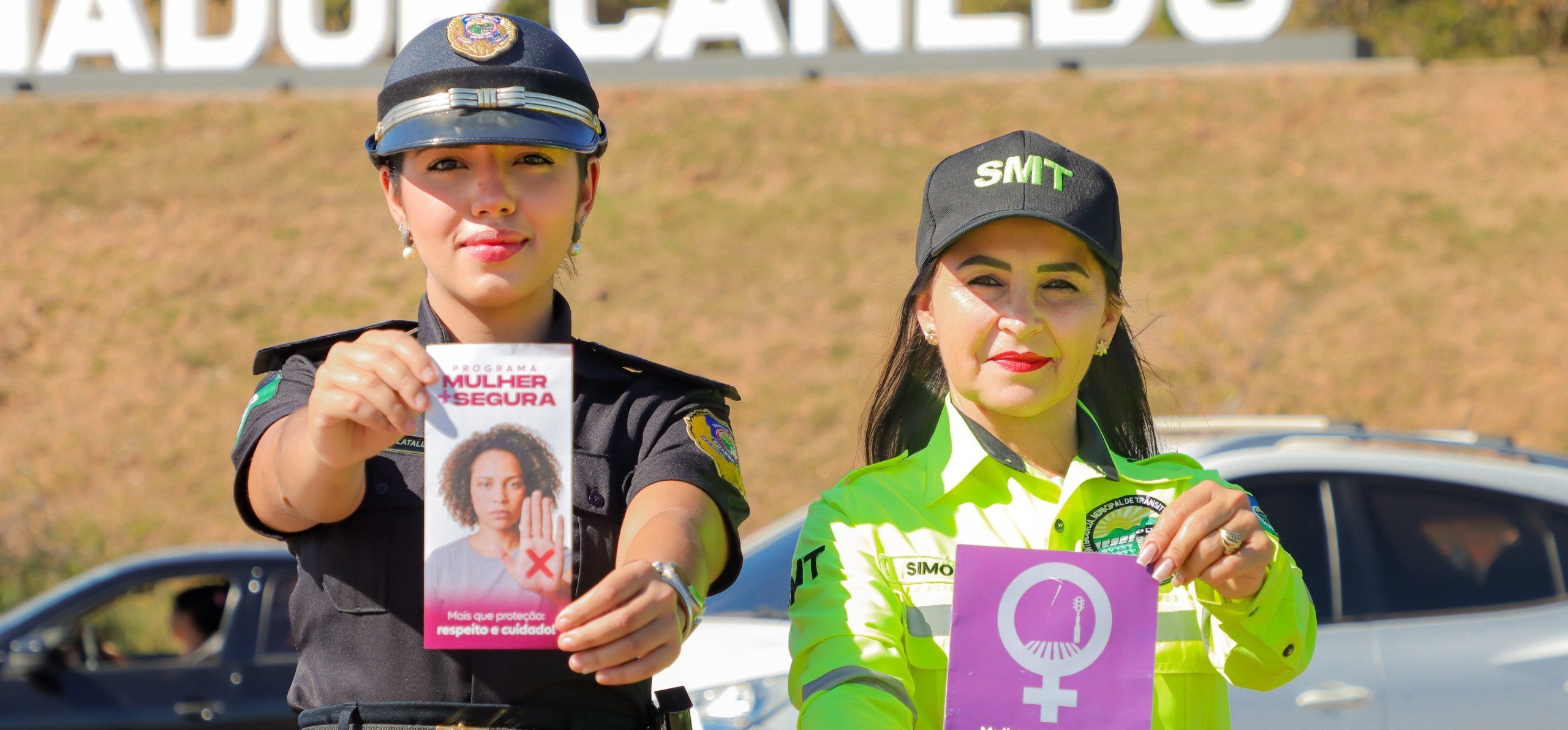 Agosto Lilás: Guarda Municipal e SMT iniciam ações educativas de combate à violência contra a mulher