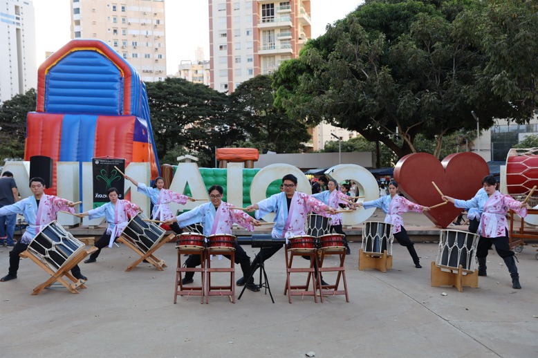 Bon Odori terá prévia gratuita com taikos e danças na Praça do Sol, em Goiânia