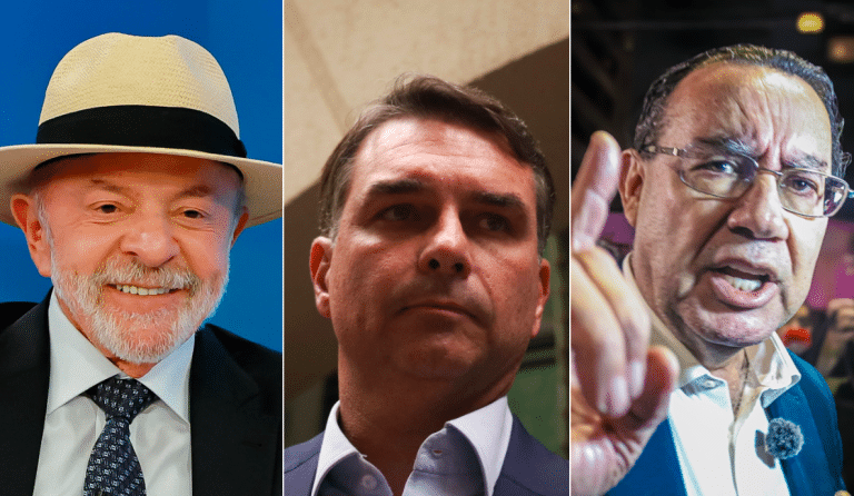 Lula lidera com 39%, Flávio Bolsonaro tem 33% e Augusto Cury sobe para 11%, diz BTG/Nexus