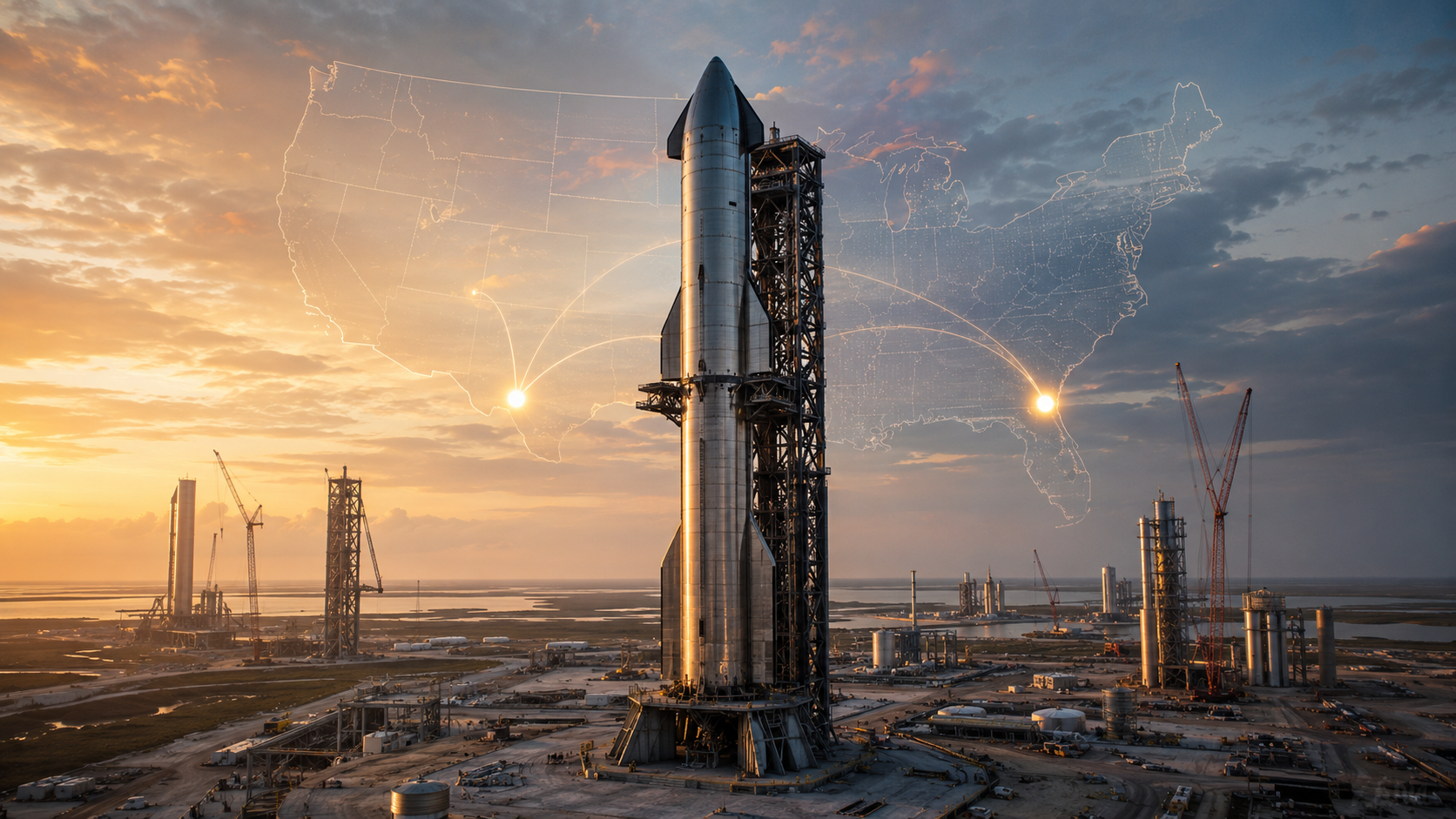 SpaceX entra em nova fase e prepara expansão histórica do Starship nos EUA