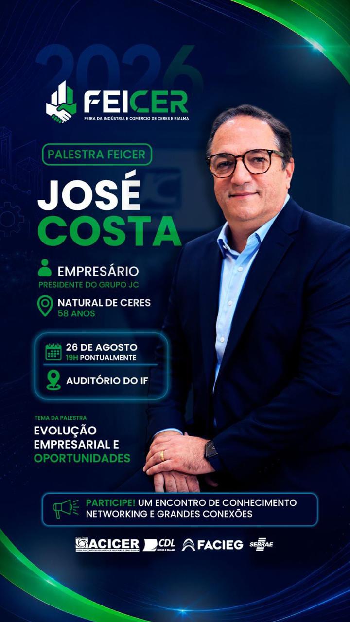José Costa participa da FEICER 2026