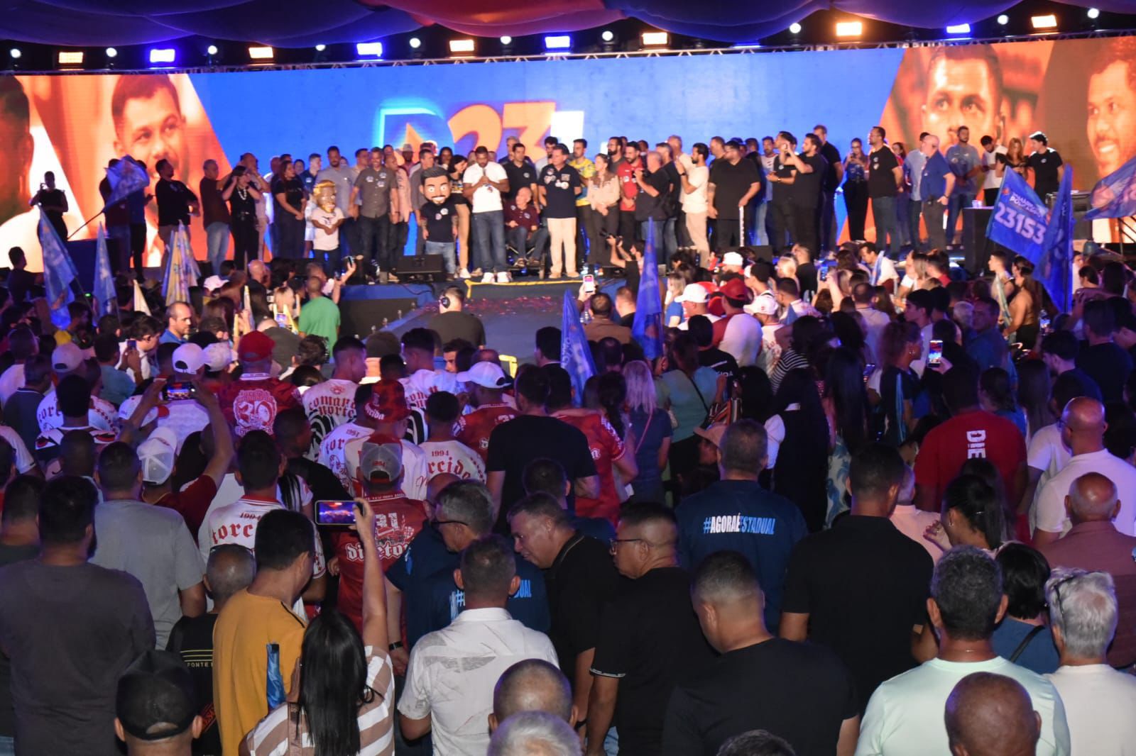 Romário Policarpo lança candidatura a deputado estadual em evento com 5 mil apoiadores