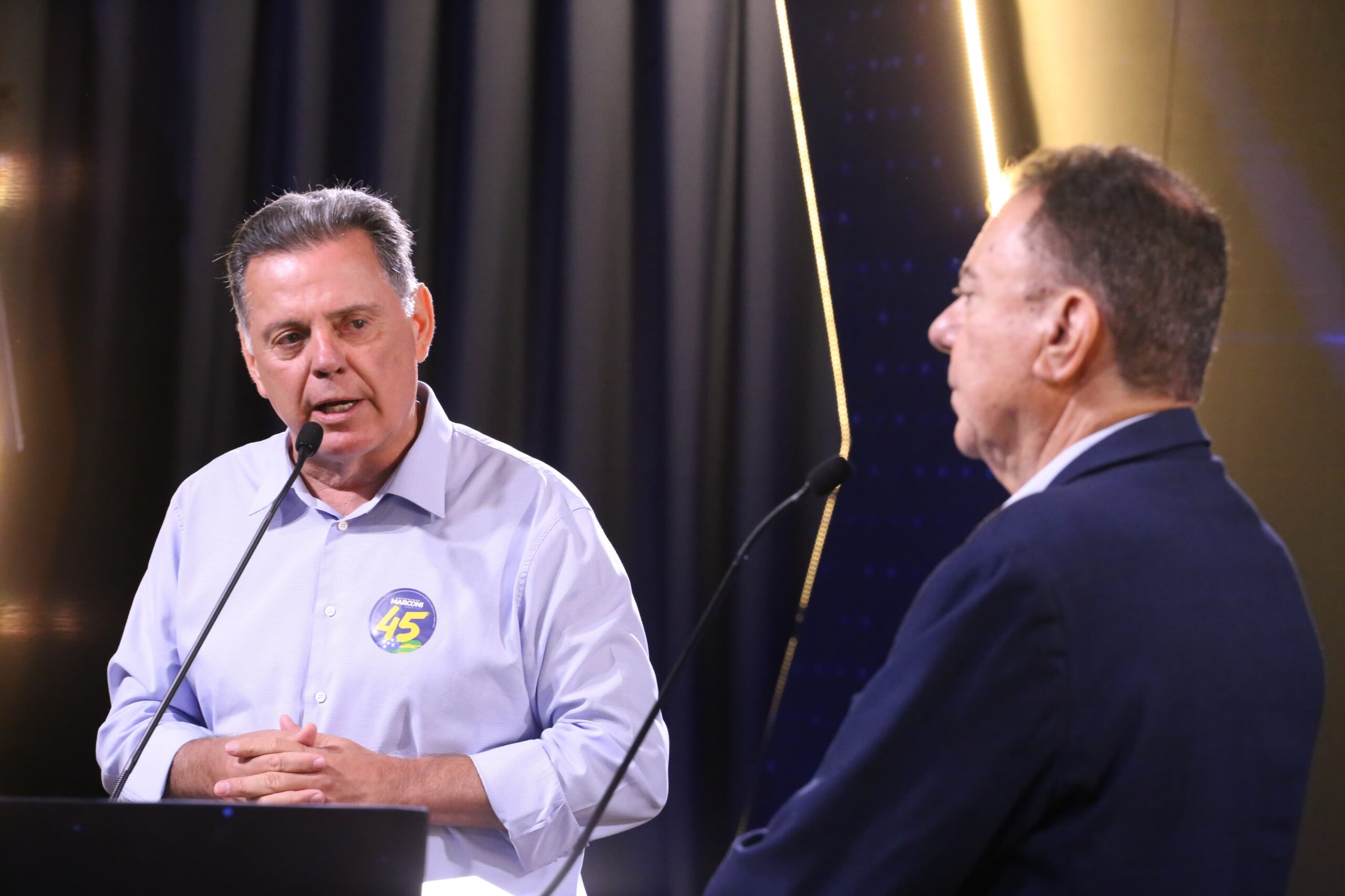 Debate TV Sucesso Band: Marconi propõe R$ 1 bilhão para infraestrutura energética e defende o agronegócio em Rio Verde