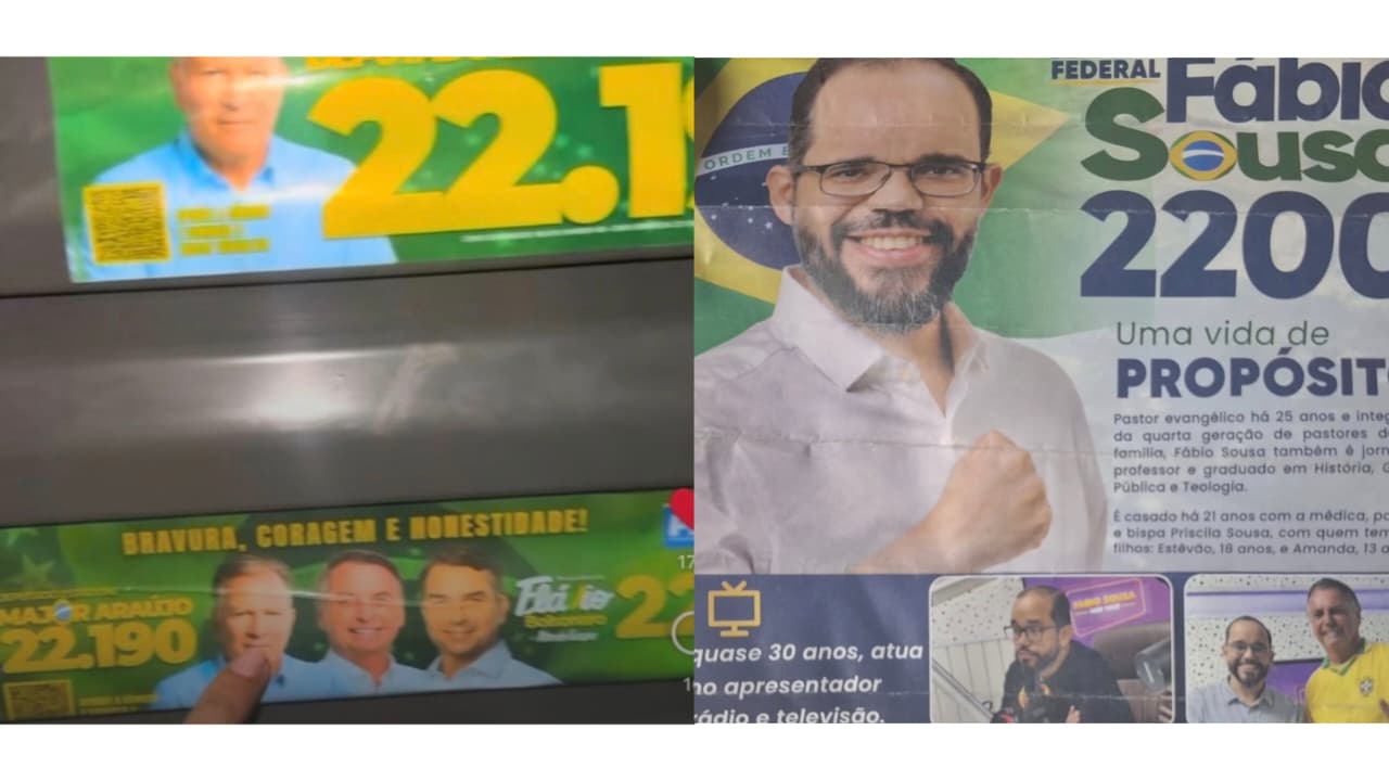 Justiça Eleitoral manda candidatos do PL retirar imagem de Bolsonaro de campanha em Goiás