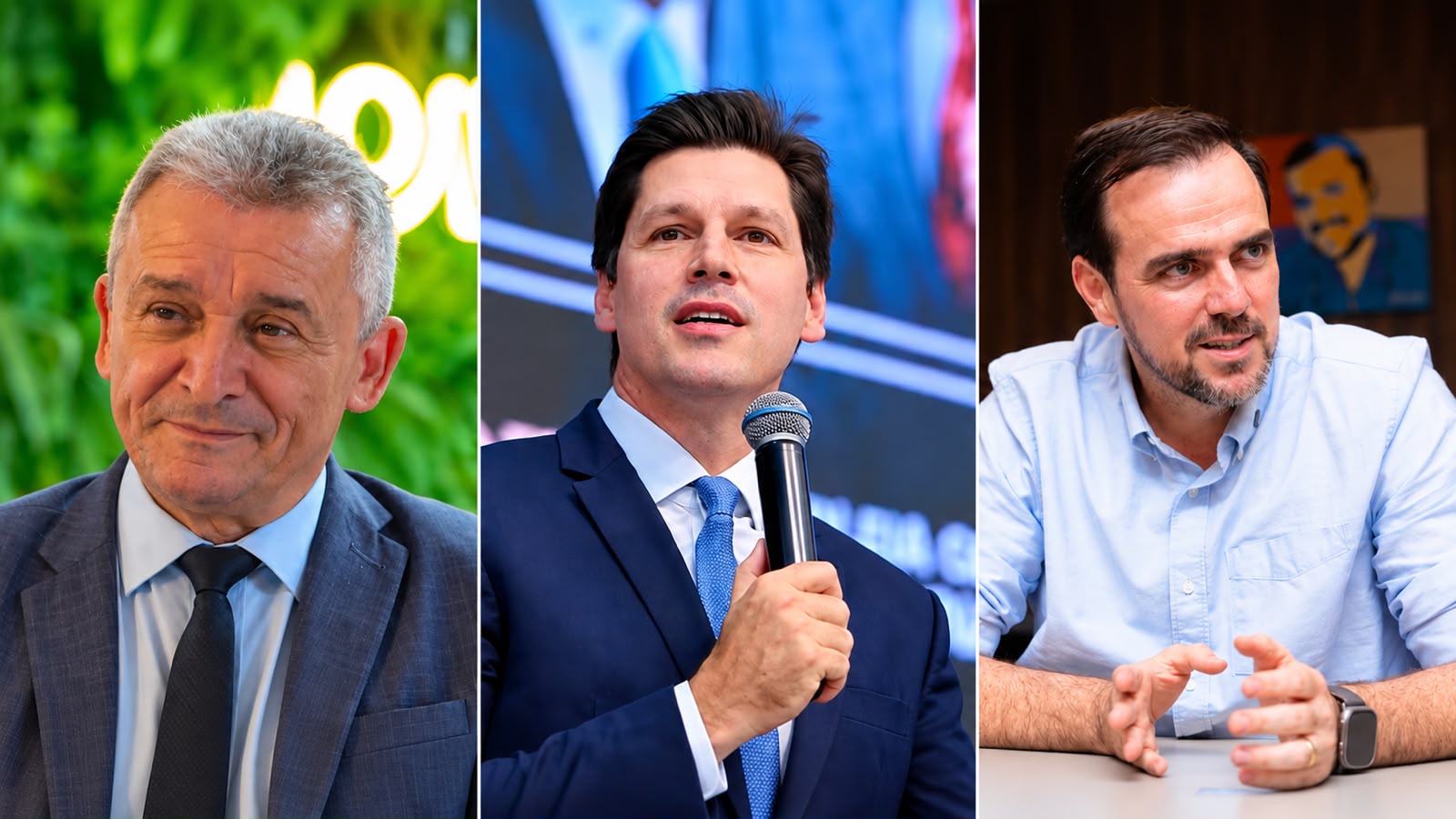 Ezizio Barbosa reforça apoios a Daniel Vilela, Gustavo Mendanha e Izaura Lemos