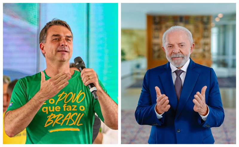 Quaest: Flávio tem 42% e Lula, 40%, no 2º turno