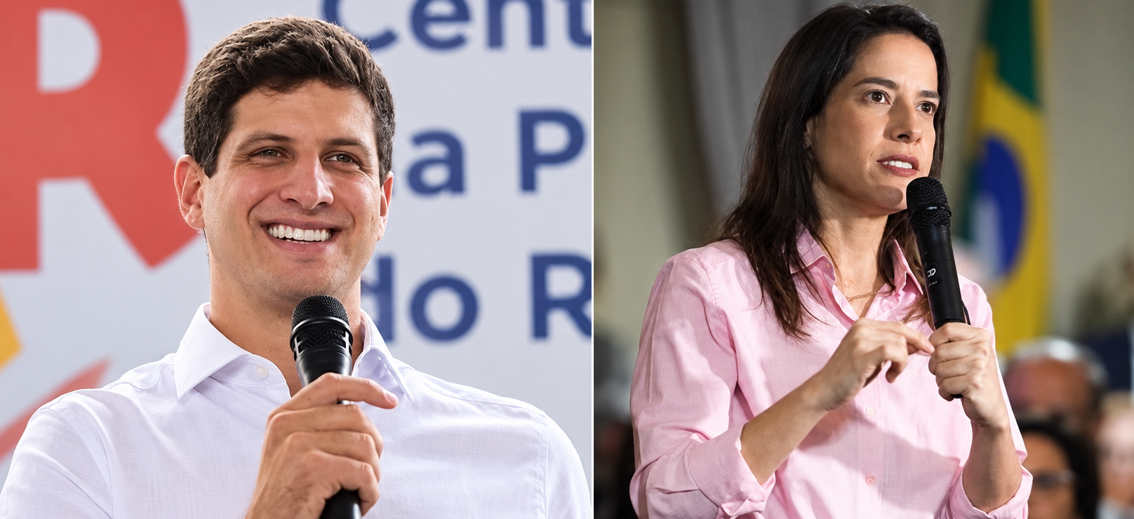 Raquel Lyra vê vantagem cair e João Campos encosta na disputa pelo governo de Pernambuco