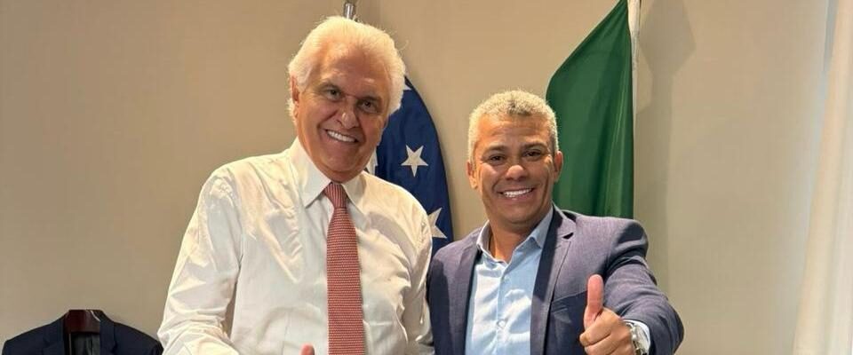 Denes Pereira recebe apoio de Ronaldo Caiado e destaca parceria construída ao longo da vida pública