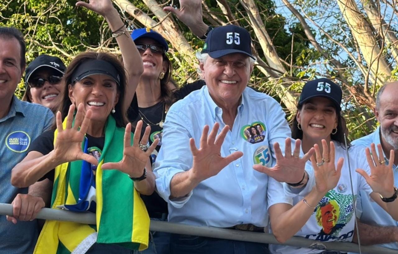 Em mensagem aos eleitores de Aparecida, Caiado pede votos em Gracinha e Daniel Vilela