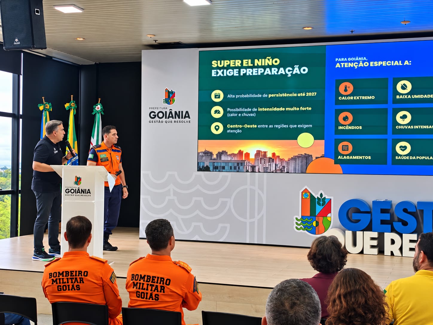 Goiânia vai comprar radar meteorológico e ampliar alertas no Waze para antecipar enchentes, diz Mabel