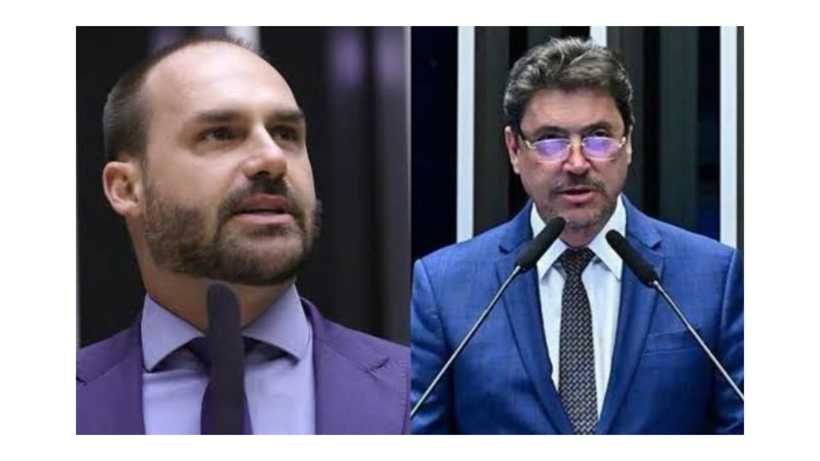 Eduardo Bolsonaro ignora Wilder ao pedir votos para candidatos em Goiás
