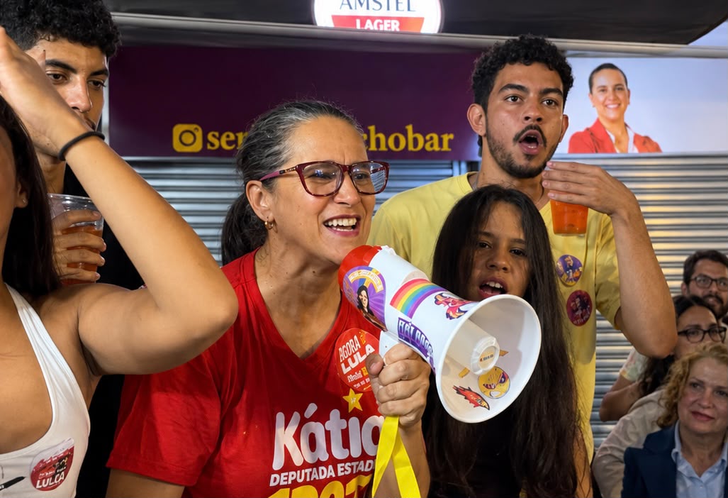 Kátia comemora eleição para a Alego, mas diz que alegria só será completa com reeleição de Lula