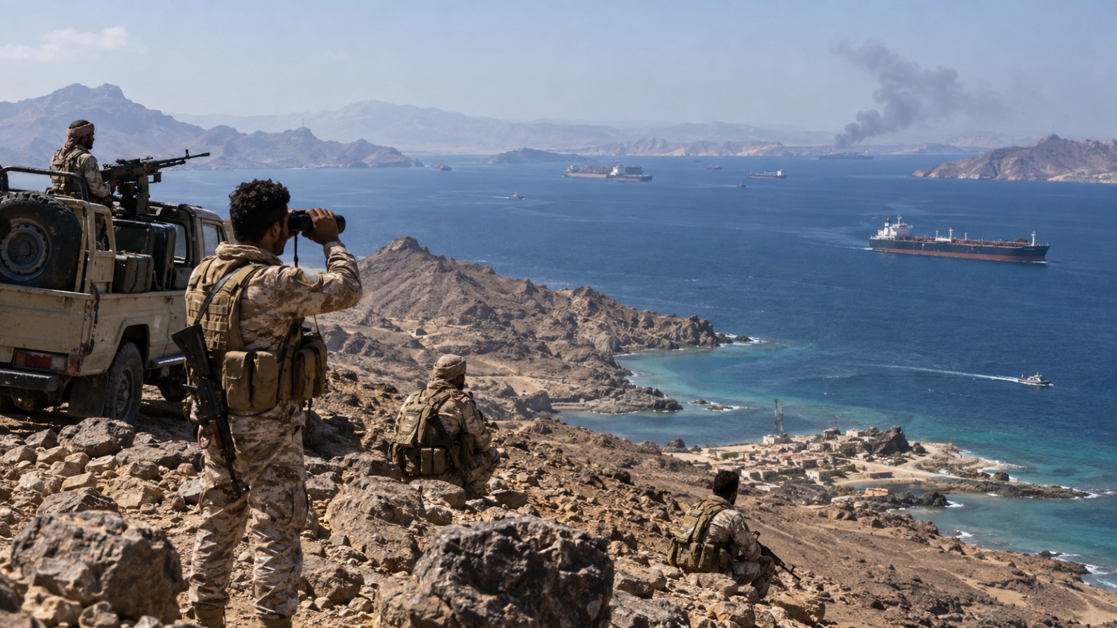 Forças do Iêmen expulsam houthis de área estratégica do Mar Vermelho
