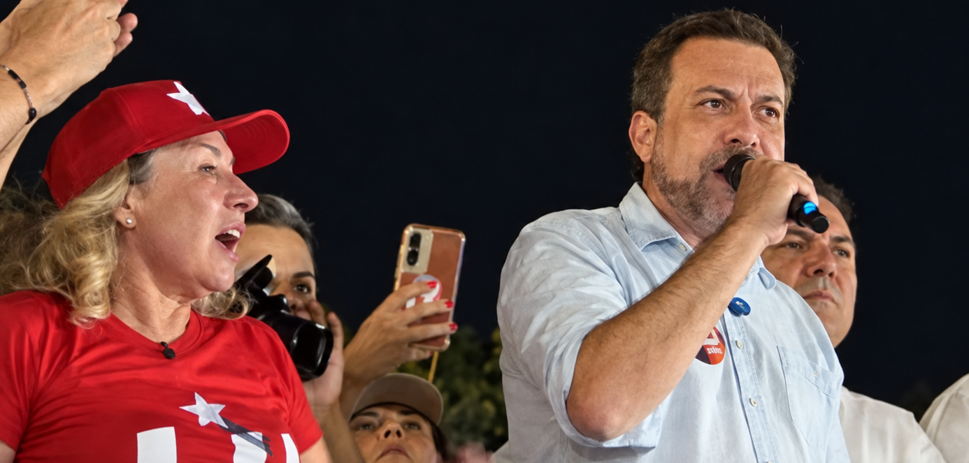 Boulos diz em Goiânia que projeto anti-povo de Flávio vai dar vitória a Lula